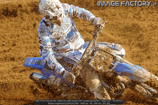 2009-10-03 Franciacorta - Motocross delle Nazioni 2541 Qualifying heat MX1 - Aigar Leok - TM 450 EST